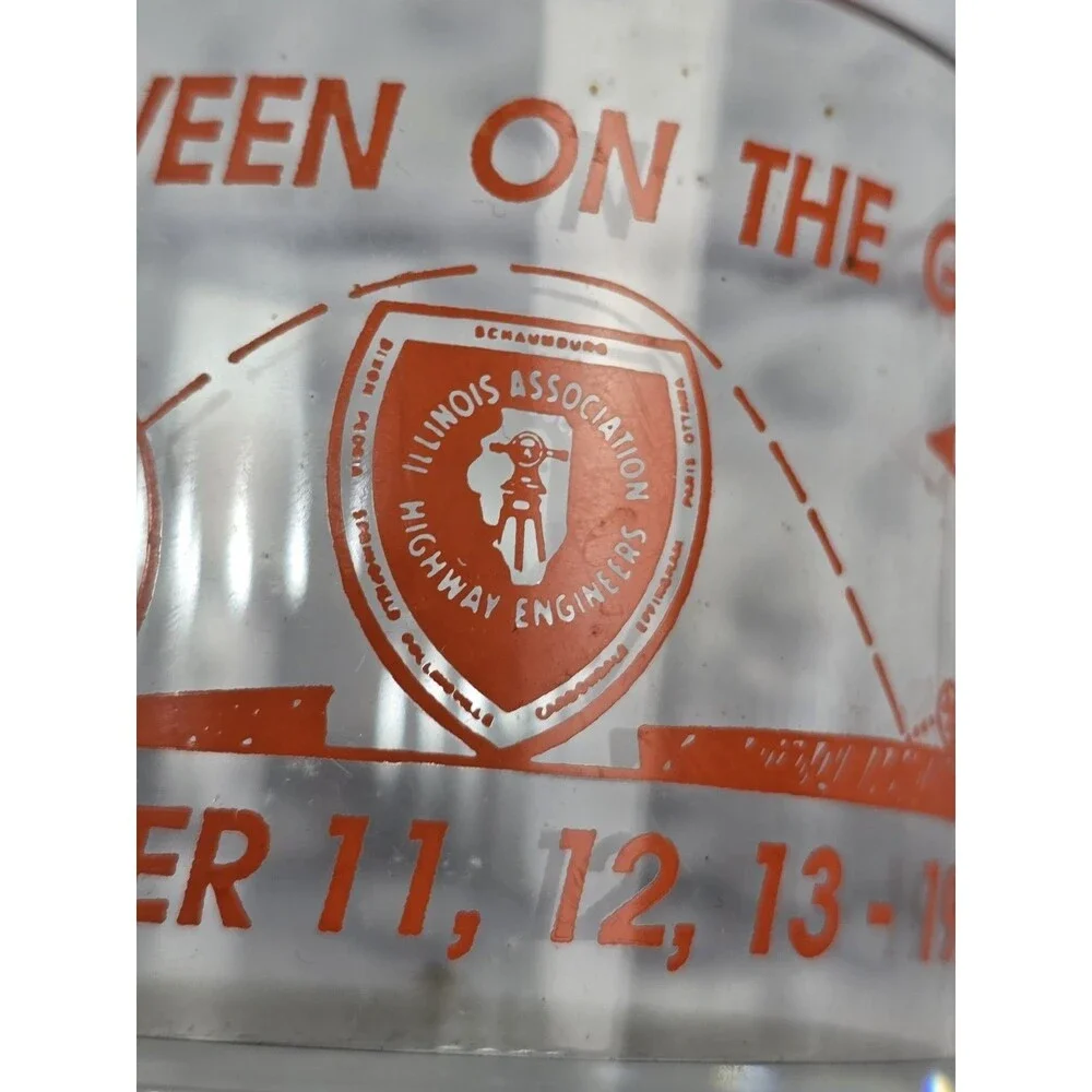 Halloween On The Green Golf Cup Acrylic Golfing Advertising 1990 Tee Ball Grass